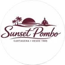 Logo de Sunset Pombo, terraza de eventos en Cartagena